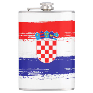 Flasques Cadeau de drapeau croate Fan de football Sports