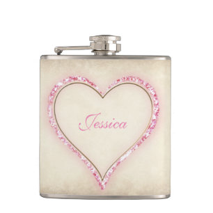 Flasques Cadeau de femme de chambre rose
