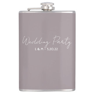 Flasques Cadeau de fête de mariage - Beige