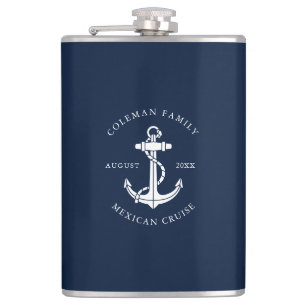 Flasques Cadeau de voyage en famille d'ancre de bateau naut