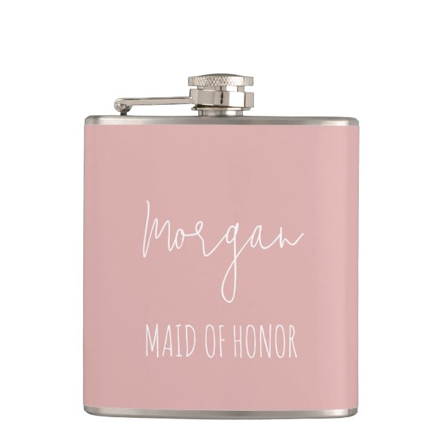 Flasques Cadeau personnalisé pour femmes de la fête de mari (Devant)
