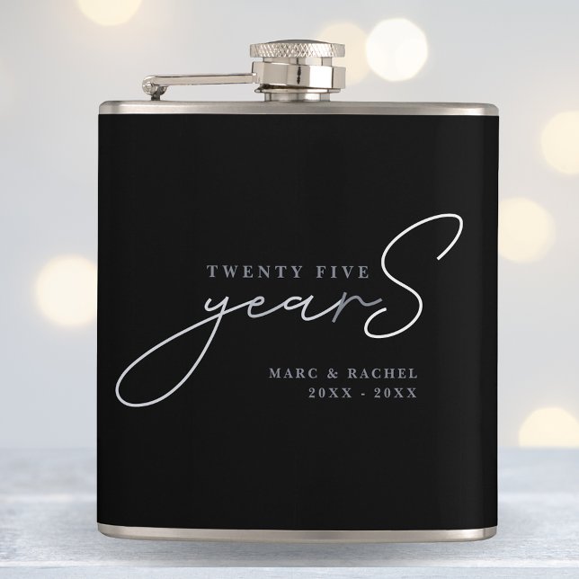 Flasques Cadeau pour les 25 ans de mariage (Créateur téléchargé)