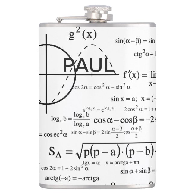 Flasques Cadeaux de physique personnalisés pour les physici (Devant)