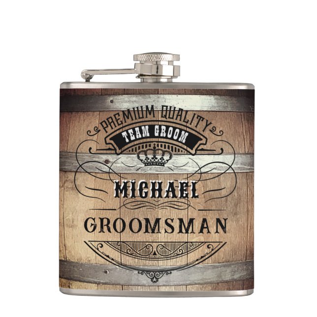 Flasques Cadeaux Groomsmen (Devant)
