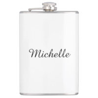 Calligraphie Nom Creative Trendy White