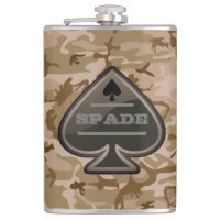 Camo de désert de spade personnalisé