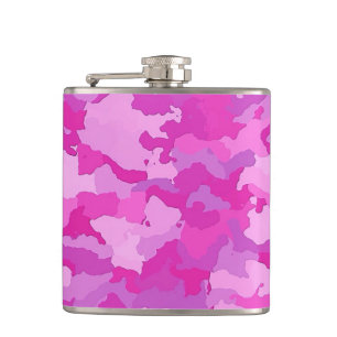 Flasques Camo rose et pourpre