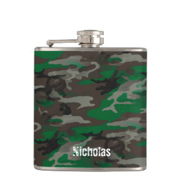 Flasques Camouflage Armée Nom personnalisé militaire