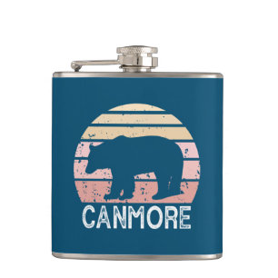Flasques Canmore Alberta Retro Bear