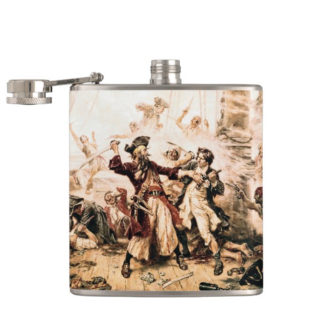 Flasques Capture, Barbe noire pirate, Revenge de la reine A (Ouvert)