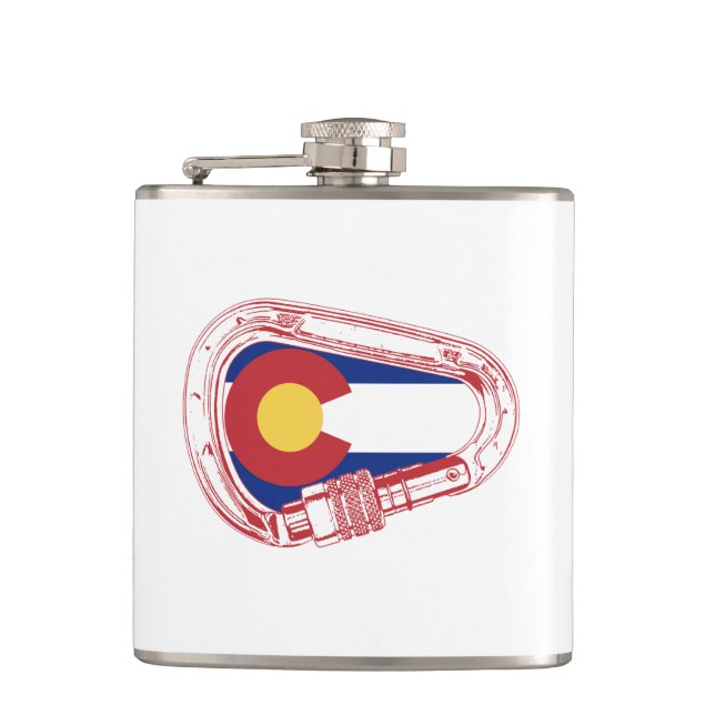 Flasques Carabiner Escalade du Colorado (Devant)