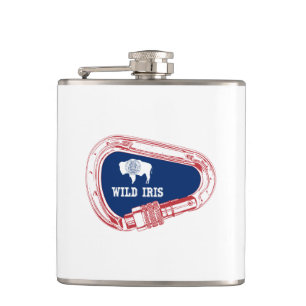 Flasques Carabiner Escalade Wild Iris