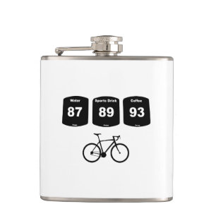 Flasques Carburant à vélo : Eau, Boisson sportive, Café