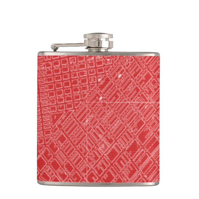 Flasques Carte graphique de San Francisco (Devant)