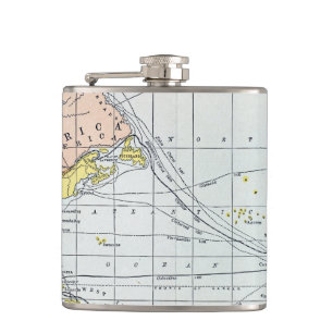 FLASQUES CARTE : VOYAGES ATLANTIQUES