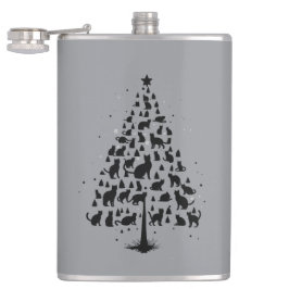 Flasques Cat Lover Christmas Tree 1