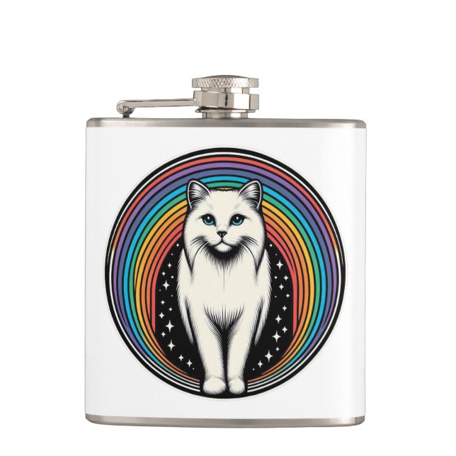 Flasques Cat Raibow (Devant)