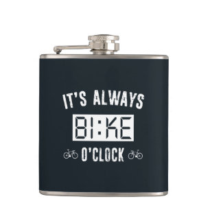 Flasques C'est toujours vélo O'Horloge