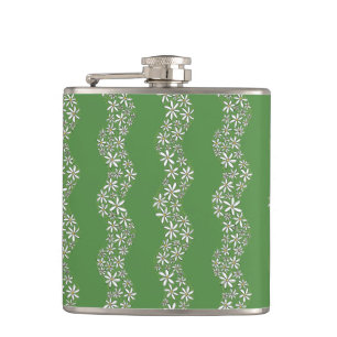 Flasques Chaîne de marguerite Fleur laide rayures blanc ver