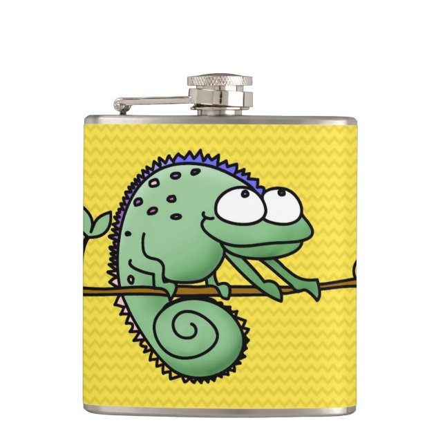 Flasques Chameleon Cute Funny (Devant)