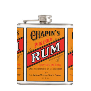 Flasques Chapins Pure Old Rum Étiquette
