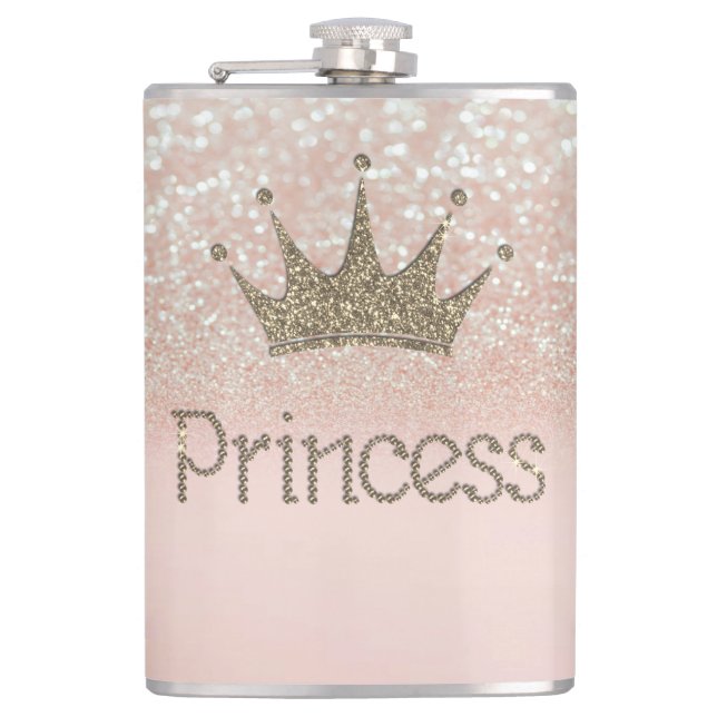 Flasques Charme, Tiara, Princesse, Parties scintillant Boke (Devant)