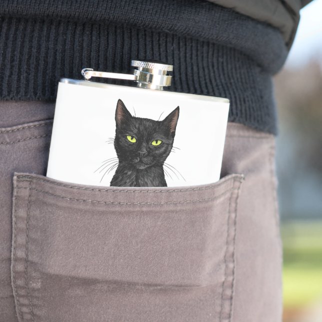 Flasques chat noir (In Situ)