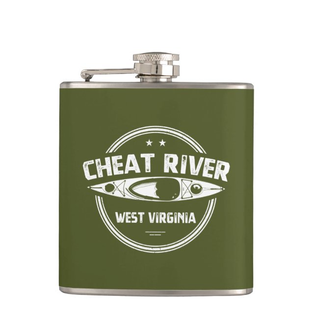 Flasques Cheat River, Virginie-Occidentale (Devant)