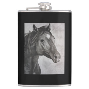 Flasques Cheval Main Drake Art