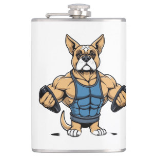 Flasques Chien culturiste