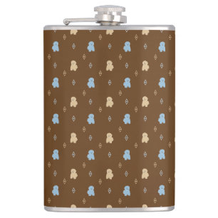 Flasques Chien Lhasa Apso motif