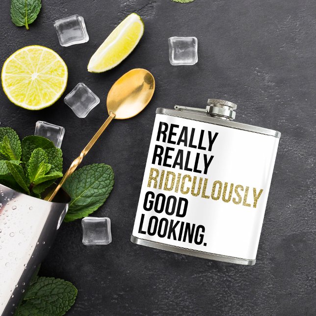 Flasques Citation Ridiculement Bonne (Créateur téléchargé)