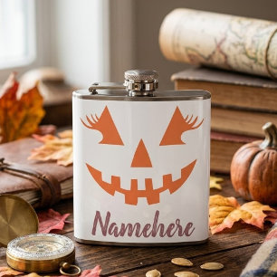 Flasques Citrouille personnalisée Jack O Lantern Halloween 