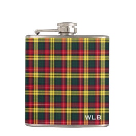 Flasques Clan Buchanan Tartan Monogram