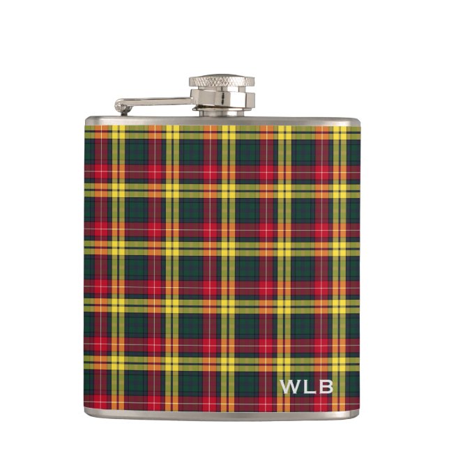 Flasques Clan Buchanan Tartan Monogram (Devant)