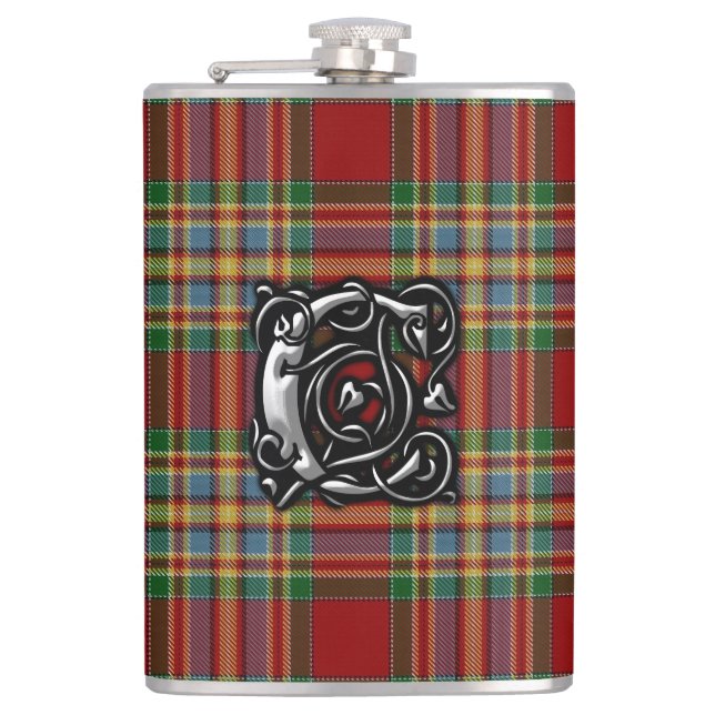 Flasques Clan Chattan Tartan Old Scotland Flask (Devant)