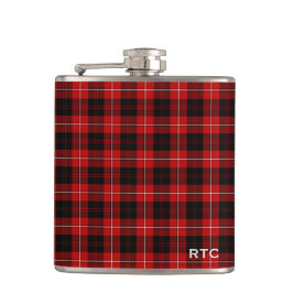 Flasques Clan Cunningham Tartan Monogrammé