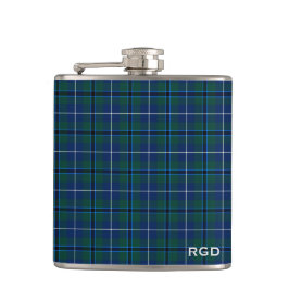 Flasques Clan Douglas Tartan Monogramme