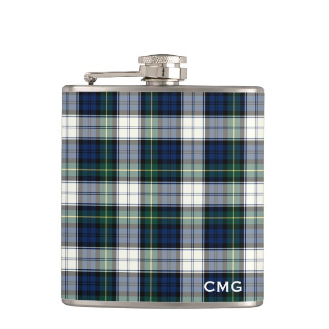 Flasques Clan Gordon habit Tartan Monogrammé (Devant)