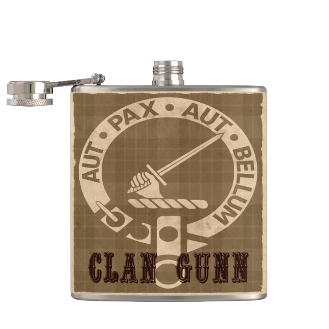 Flasques Clan Gunn Sepia (Ouvert)