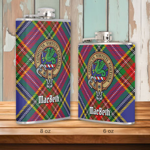 Flasques Clan MacBeth Crest Flask
