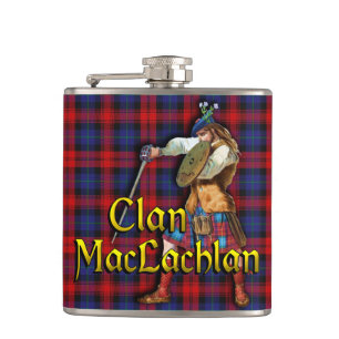Flasques Clan MacLachlan vieille Ecosse