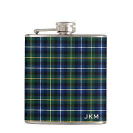 Flasques Clan MacNeil de Barra Tartan Monogramme
