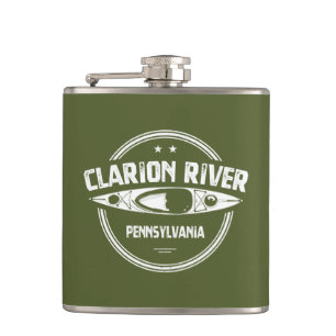 Flasques Clarion River Pennsylvania Kayaking