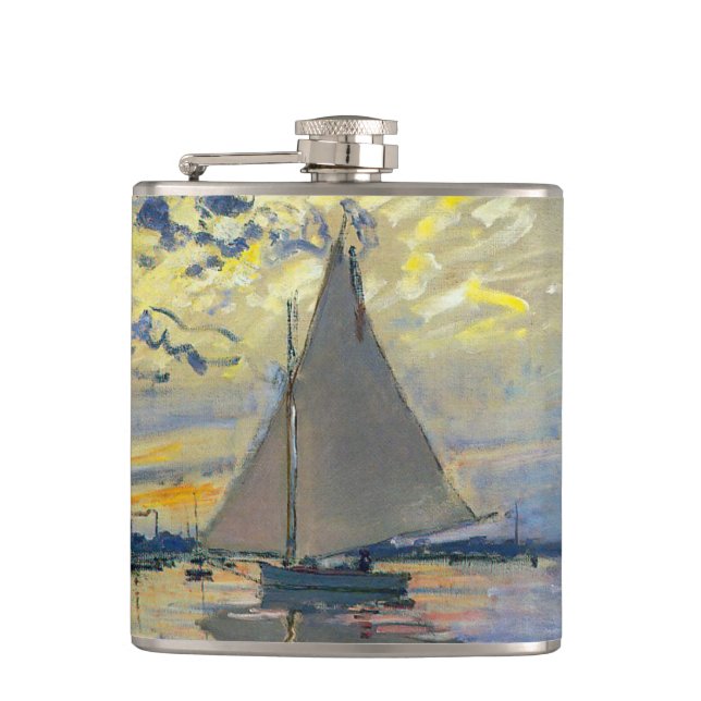 Flasques Claude Monet - Voilier au Petit-Gennevilliers (Devant)