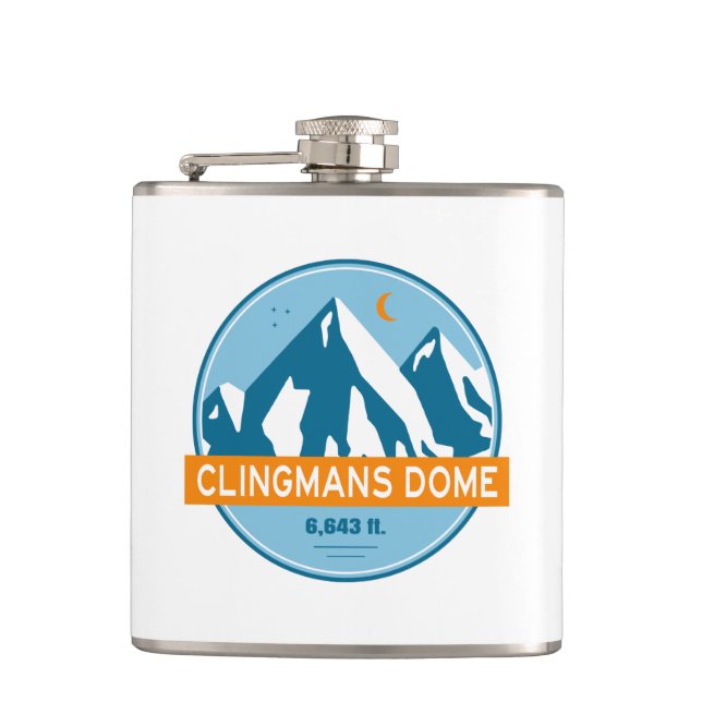 Flasques Clingmans Dome Caroline du Nord Tennessee Stars Lu (Devant)