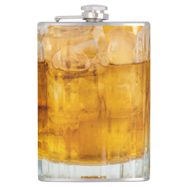 Flasques Cocktail amusant sur le whisky glacé (Devant)