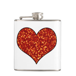 Flasques Coeur en feu