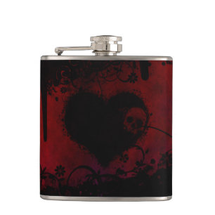 Flasques Coeur gothique