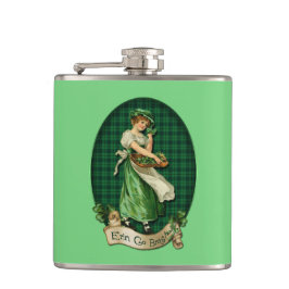 Flasques Colleen irlandais vintage